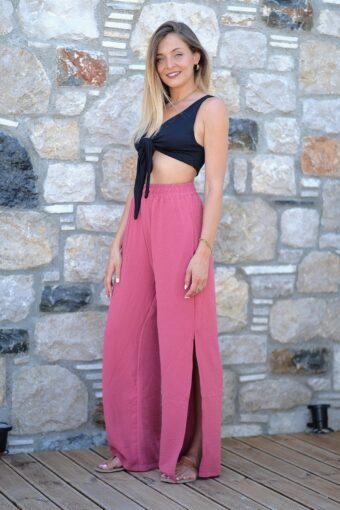 Wide Leg Pants (Available in 3 colors) Παντελόνια