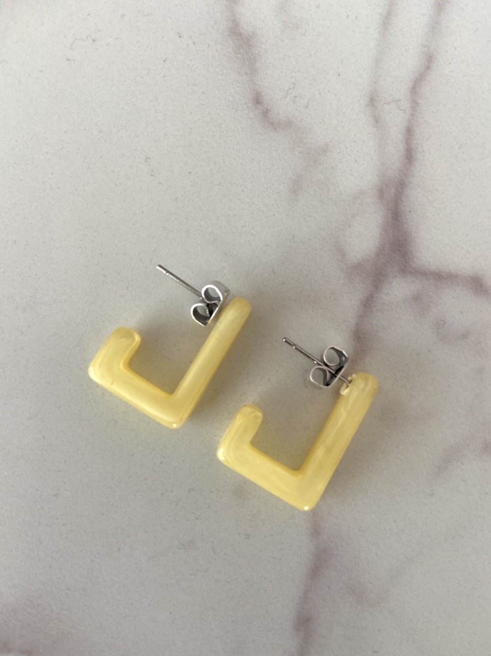 Acrylic Earrings (Available in 4 colors) Σκουλαρίκια 6