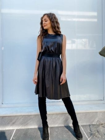 Faux Leather Dress -50% OFFERS 3