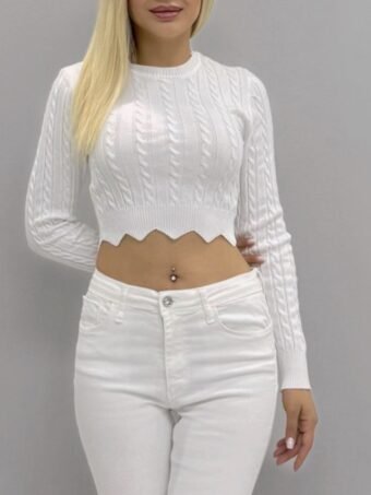 ΕΛΑΣΤΙΚΟ CROP ΤΟΠ – ΛΕΥΚΟ Tops 2