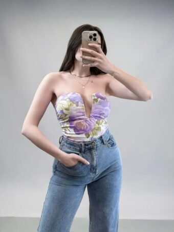 ΣΤΡΑΠΛΕΣ ΚΟΡΜΑΚΙ – FLORAL Tops
